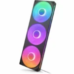 NZXT F360 RGB Core PWM Fan Single Frame with Three Fans- Black- RF-U36HF-B1 - Image 6