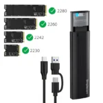 Simplecom SE517 NVMe / SATA Dual Protocol M.2 SSD USB-C Enclosure