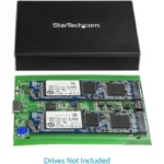 StarTech SM22BU31C3R Dual Bay M.2 DAS Storage System - Image 4