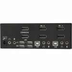 StarTech 2 Port Dual Monitor DisplayPort KVM Switch SV231DPDDUA2