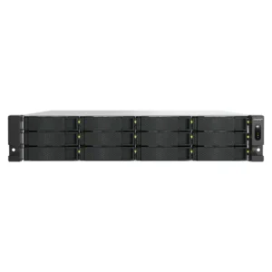 QNAP 12-Bay Diskless NAS Ryzen 7 7000 8-Core 5.3GHz 32GB RAM - TS-H1277AXU-RP-R7-32G