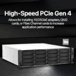 QNAP 22-Bay SATA 6Gb/s Rack-Mountable NAS Server - 64GB RAM - TS-H2287XU-RP-E2378-64G - Image 2