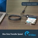 StarTech SATA to USB Cable - USB 3.1 10Gbps - SATA 2.5 / 3.5" SSD HDD - USB312SAT3