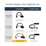 StarTech USB 3.1 Adapter Cable For 2.5" SATA Drives - USB31CSAT3CB