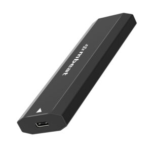 mBeat MB-XCS-CM2 Elite USB-C 10Gbps to M.2 NVMe & SATA SSD Enclosure-MB-XCS-CM2