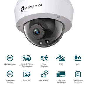 TP-Link 4MP IR Dome Network Camera-VIGI C240I(4mm)