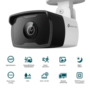 TP-Link VIGI C340I (4mm) VIGI 4MP Outdoor IR Bullet Network Camera