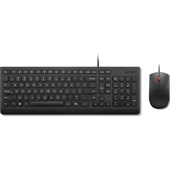 Lenovo Essential Wired Keyboard & Mouse Combo AI - US English-4X31R64400