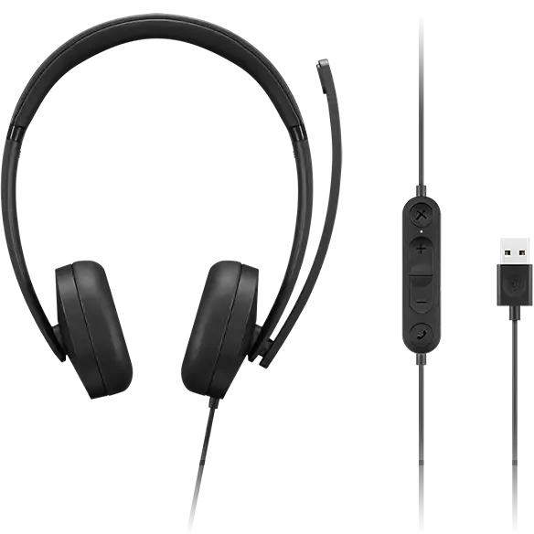 Lenovo USB-A Wired Stereo Headset Gen 2 - 4XD1P83425