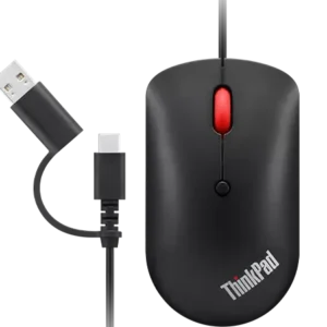 Lenovo USB-C Wired Compact Mouse - 4Y51D20850