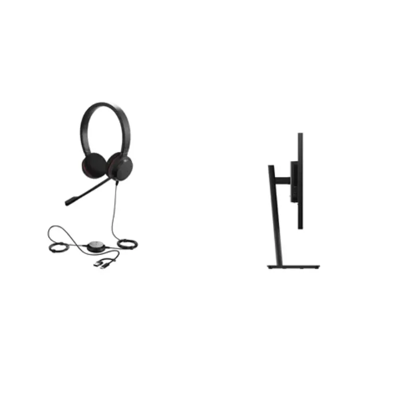 Lenovo T27-40 27" WLED IPS FHD(16:9) + JABRA Corded Evolve 20 Se Ms H/SET - 64A5MAR6AU-JABRA20