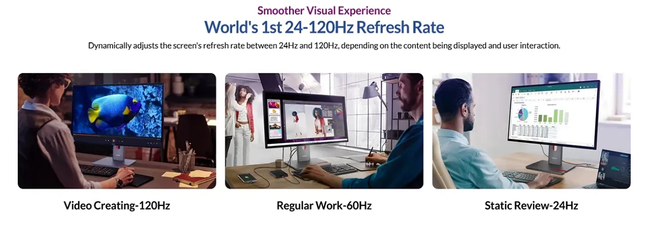Lenovo ThinkVision P34WD-40 34" 120Hz WQHD IPS Curved Business Monitor - 64ADGAR1AU
