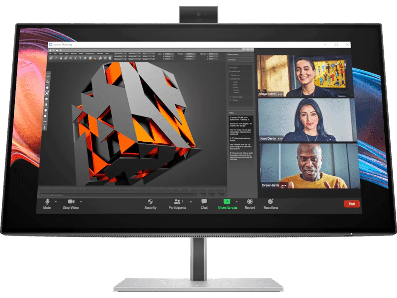 HP Series 7 Pro 68.6 cm (27) 4K Conferencing Monitor - 727pm - 8K135AA