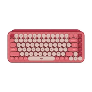 Logitech POP Keys Wireless Mechanical Gaming Keyboard Heartbreaker Rose-920-010579