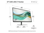 HP Series 5 Pro 27" QHD IPS 100Hz USB-C Monitor - 527PU - 9E0G5AA