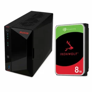 (Bundle) Asustor 2-BAY NAS + 1 X Seagate 8TB - AS5402T-8TB