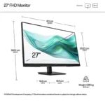 HP Series 3 Pro 27 inch FHD Monitor - 327ph - B0CG8UT - Image 5