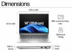 HP ProBook 4 G1i 14 inch Laptop AI PC Silver - BP9C1PT