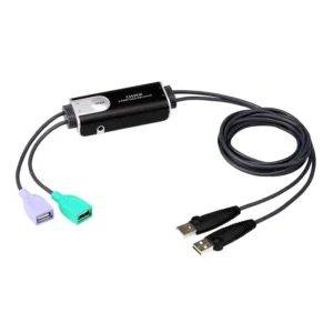 Aten 2-Port USB Boundless Cable KM Switch - CS62KM-AT