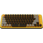 Logitech Pop Keys Wireless Mechanical Keyboard  Blast Yellow-920-010577