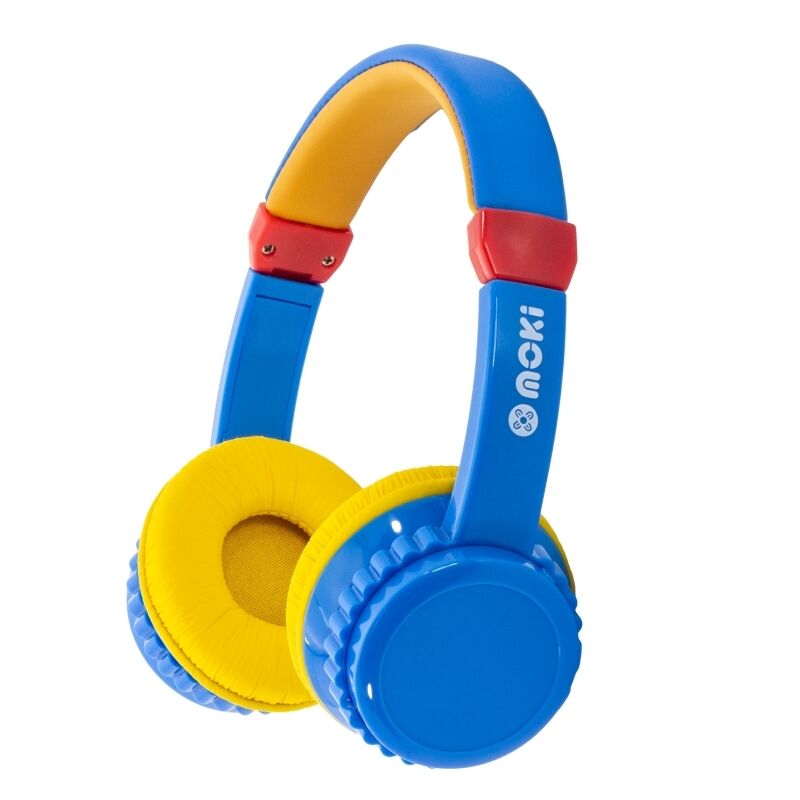 Moki Play Safe Headphone for Kids Blue/Yellow-ACC HPPSBY