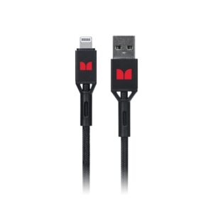 Monster 1.2M Lightning to USB-A Cable Black-MT-1.2MLTOABB