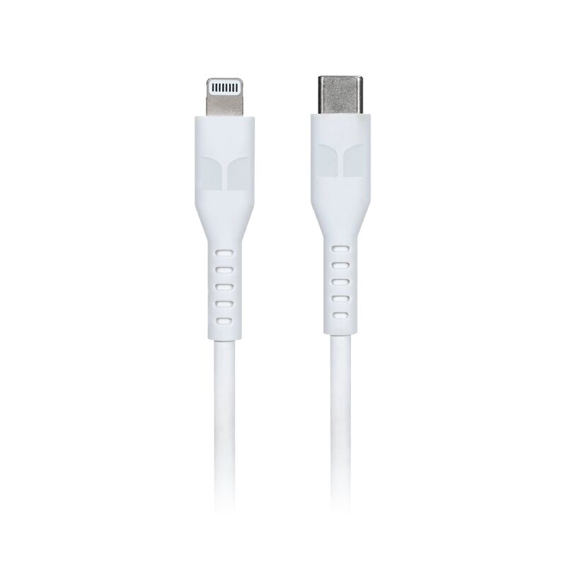 Monster 1.2M Lightning to USB-C TPE Cable White-MT-1.2MLTOCTW