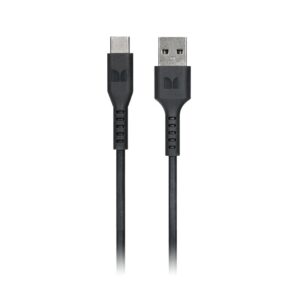 Monster USB-C to USB-A Thermo Plastic Elastometer Black 2m Cable-MT-2MCTOATB
