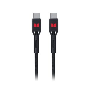 Monster USB-C to USB-C Braided Black 2m Cable-MT-2MCTOCBB