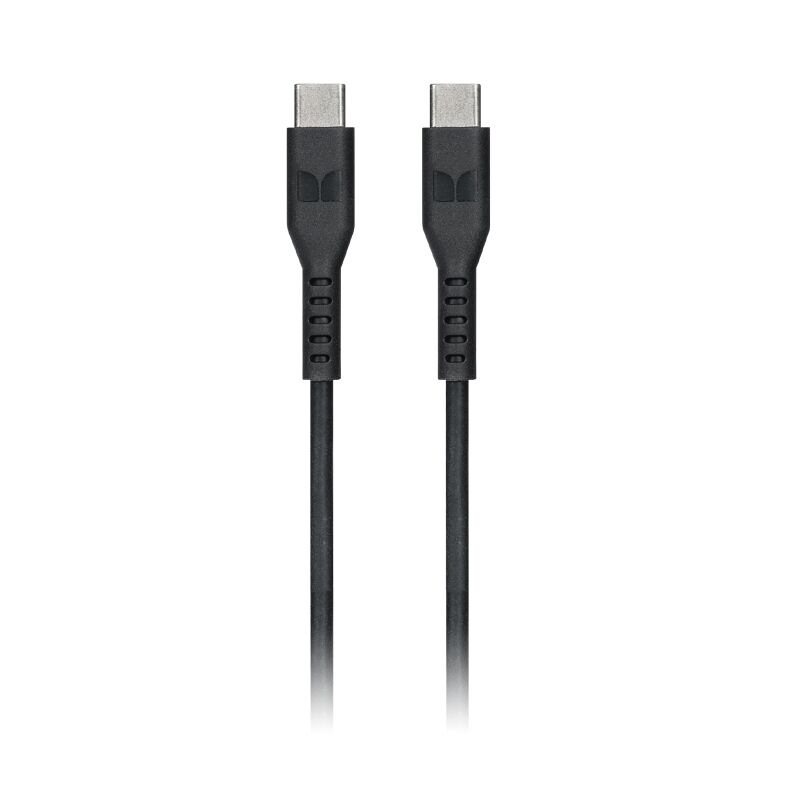 Monster USB-C to USB-C Thermo Plastic Elastometer Cable Black 2m -MT-2MCTOCTB