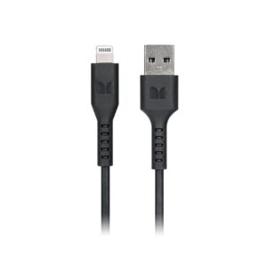 Monster Lightning to USB-A Thermo Plastic Elastometer 2m Cable Black-MT-2MLTOATB