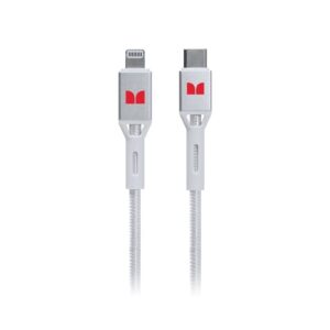 Monster 2M Lightning to USB-C Cable White-MT-2MLTOCBW
