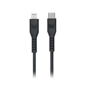 Monster 2m Lightning to USB-C TPE Cable - Black-MT-2MLTOCTB