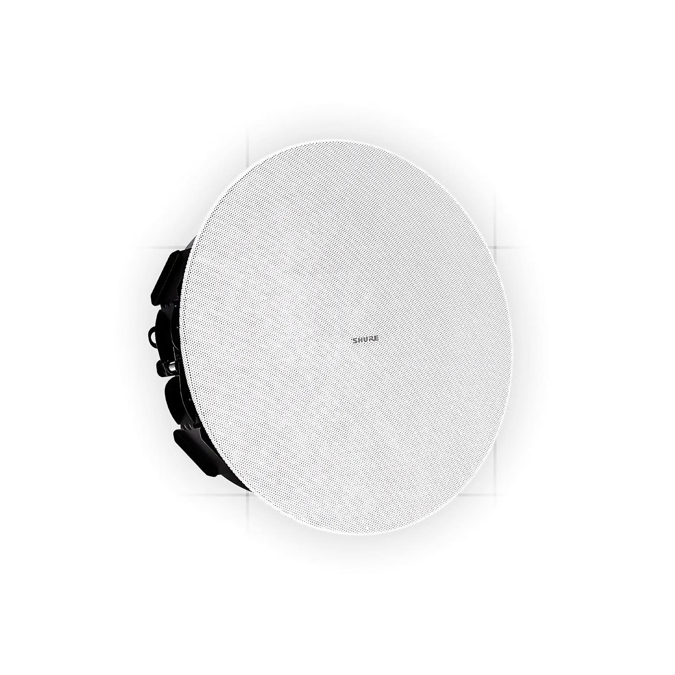 (Pack Of 6) Shure Network Ceiling Loudspeaker With Tile Bridge - MXN5W-C+TB-V-SB-6PKG
