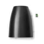 Shure Mini Pendant 20w Passive Loudspeaker 2 Pin Block Connector Black - MXP-1B