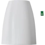 Shure Mini Pendant 20w Passive Loudspeaker 2 Pin Block Connector - White - MXP-1W - Image 4