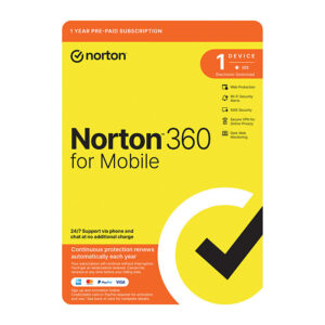Norton 360 Mobile 1 User 1 Device 1 Year Subscription-21442359