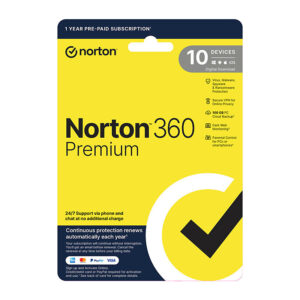 Norton 360 Premium 100GB AU 1 User 10 Devices 1 Year-21432824