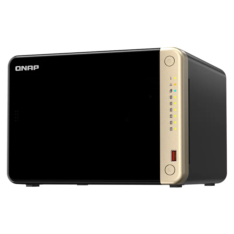 QNAP 6-Bay Diskless NAS Celeron N4505 4-Core 2.9GHz 8GB - TS-664-8G