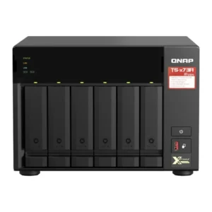 QNAP 6 Bay Diskless NAS AMD V1500B Quad Core 2.2GHz CPU 8GB RAM - TS-673A-8G