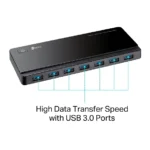TP-Link 7-Port USB 3.0 Hub with 2 Charging Ports - UH720