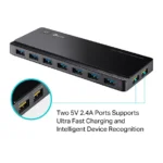 TP-Link 7-Port USB 3.0 Hub with 2 Charging Ports - UH720