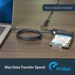 StarTech SATA to USB Cable - USB 3.1 10Gbps - SATA 2.5 / 3.5" SSD HDD - USB312SAT3