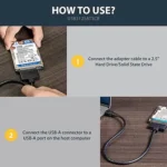 StarTech USB 3.1 (10Gbps) Adapter Cable For 2.5" SATA Drives - USB312SAT3CB