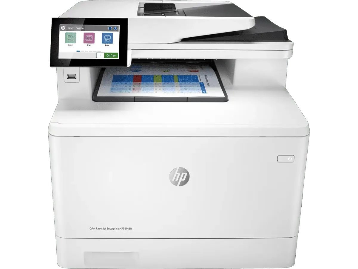 HP Colour LaserJet Enterprise MFP M480f Printer-3QA55A