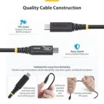 StarTech 50cm USB-C to USB-C 240W PD USB4 - 50C-40G-USB4-CABLE
