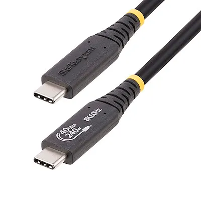 StarTech 50cm USB4 Cable 40Gbps 240W - 50C-40G-USB4-CABLE