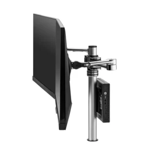 Atdec AF-AT-D-P Dual Swing Arms on Post Polished Silver