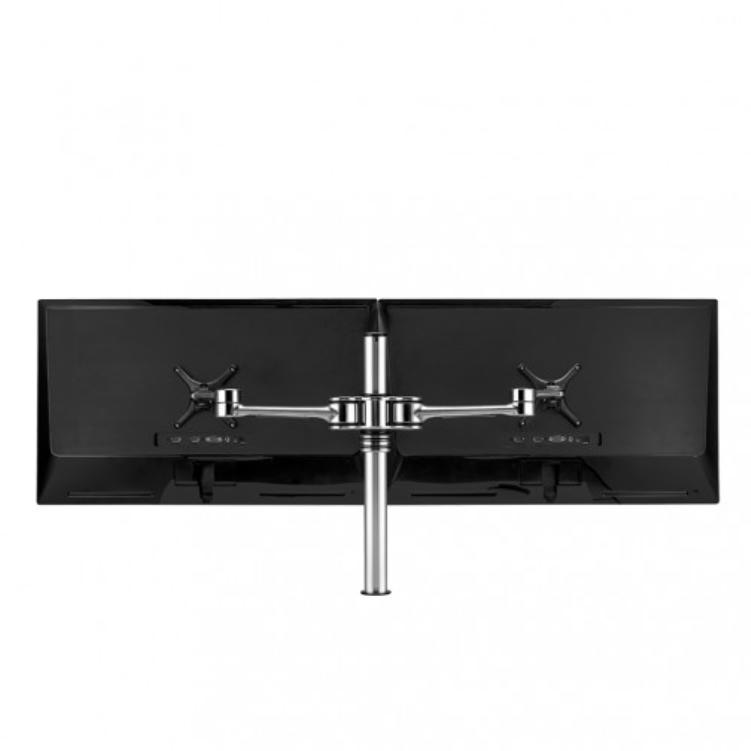 Atdec AF-AT-D-P Dual Swing Arms on Post Polished Silver