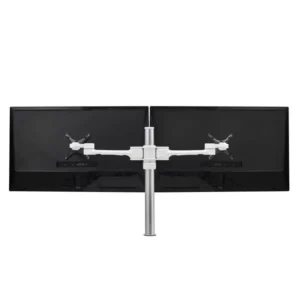 Atdec AF-AT-D-SW Dual Swing Arms on Post White
